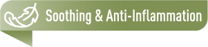 ApplicationsIcon_SoothingandAntiinflammation300px_Green Logo Application Category Soothing & Inflammation