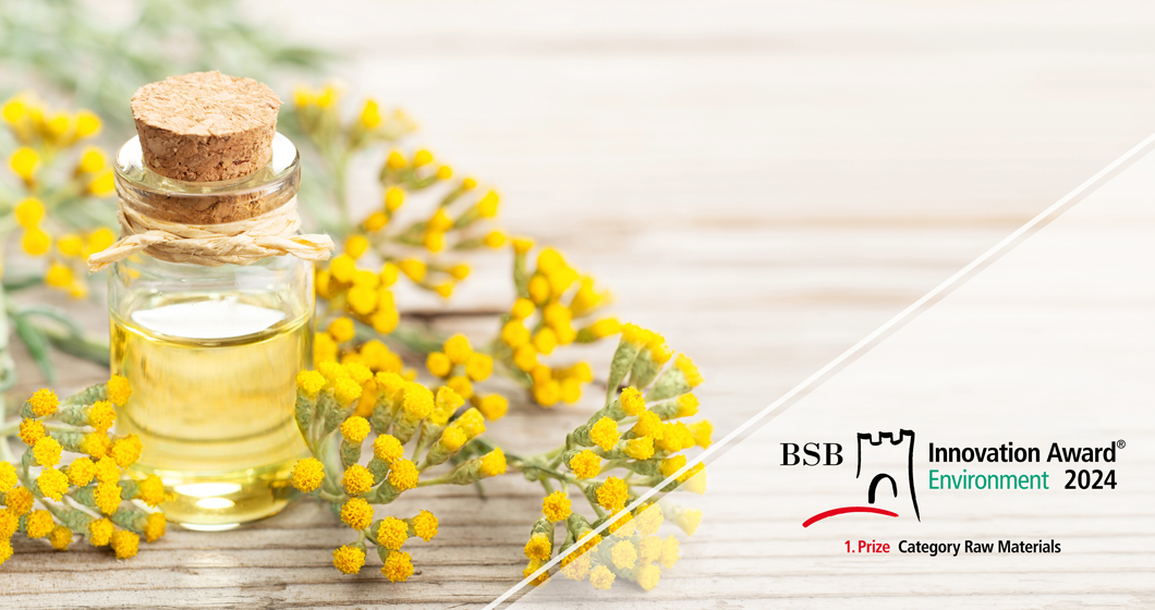 BSB Innovation Award Environment 2024 for Immortelle Oil Pro